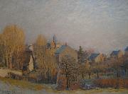 Alfred Sisley, Frosty Morning in Louveciennes